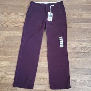 Dockers Dark Purple Corduroy Pants Men 30x30